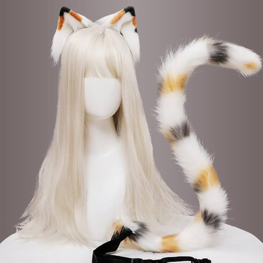 jam or pains 猫カチューシャ Amazon.co.jp: APLVFFZH 動物の耳カチューシャ テールセット 猫